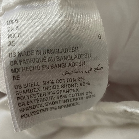 Karen Scott Classic White Skort Stretch Waistband 2 Pockets Size 6 - Picture 4 of 12